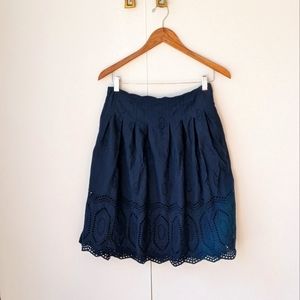 Covington 100% Cotton Eyelet Skirt Size 6